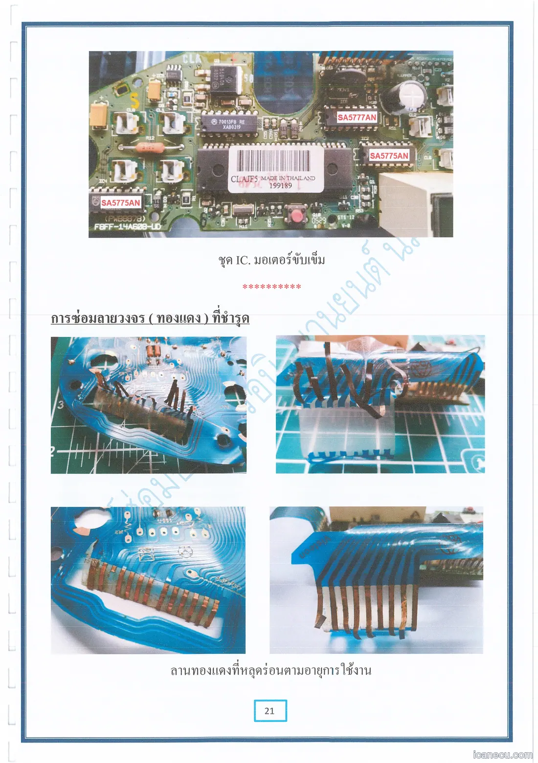 ภาพจากในเล่ม เรือนไมล์ Ford / Mazda — หน้า 21